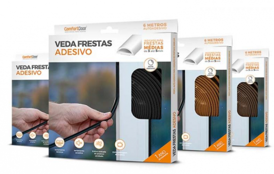 Veda Frestas Adesivo 4x8 mm